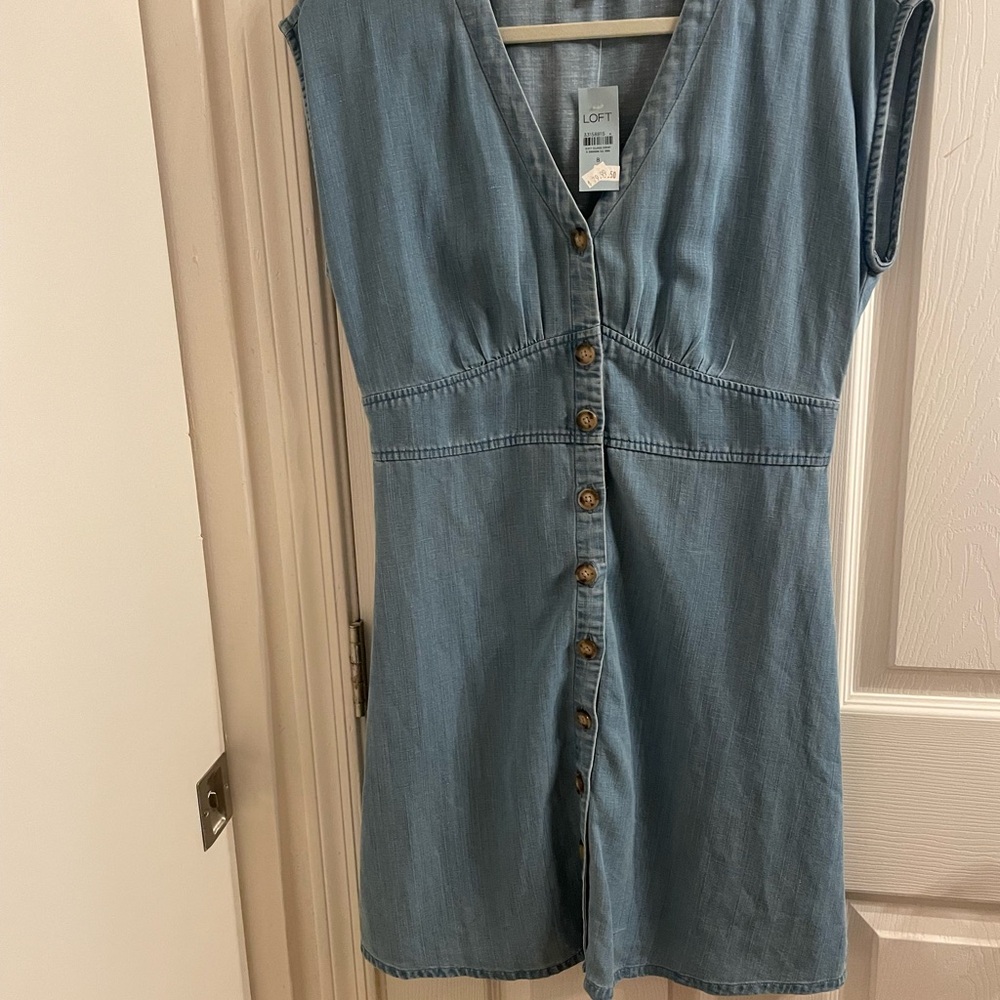 Loft Chambray Dress
